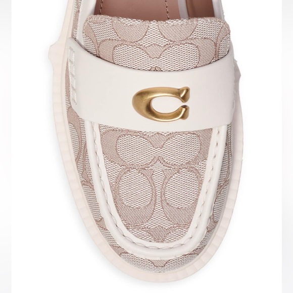 Leah 44MM Jacquard & Leather Lug-Sole Loafers - Picture 4 of 5